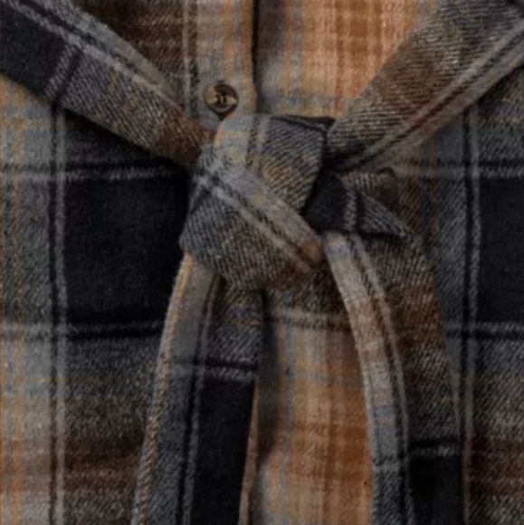 1  L left❤New plaid shirt dress - Picture 10 of 17